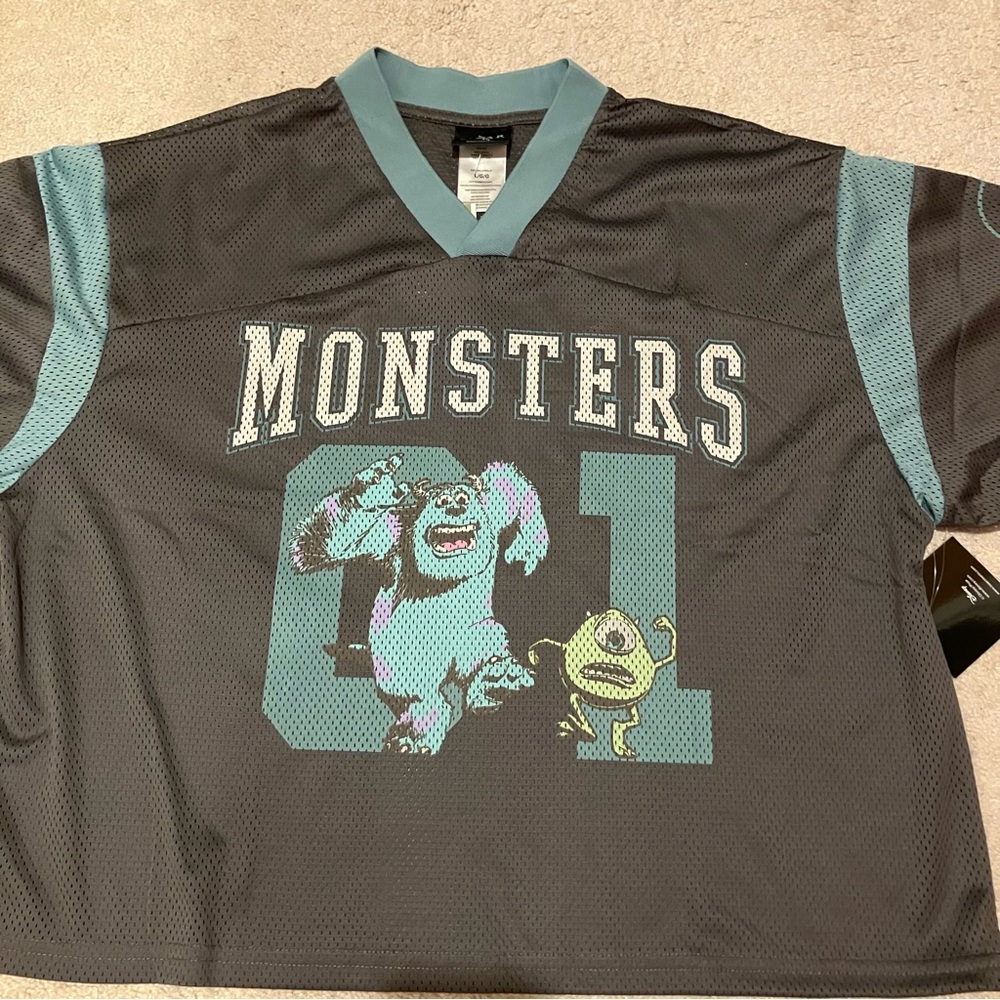 Disney Monsters Jersey - Black and Green - Picture 7 of 8